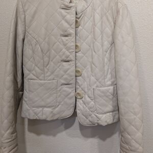 Wilson Women's Cream Quilted Puffer Jacket